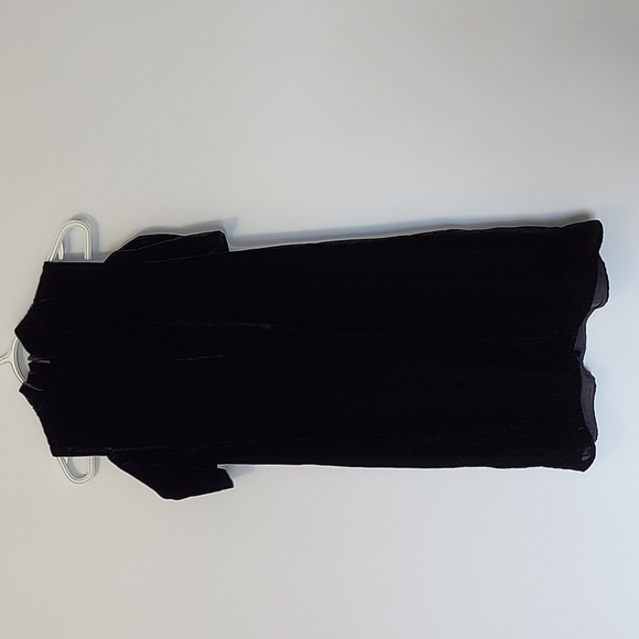 NWT Armani Exchange A|X black Velvet shoulderless evening dress size 6 - Picture 5 of 7